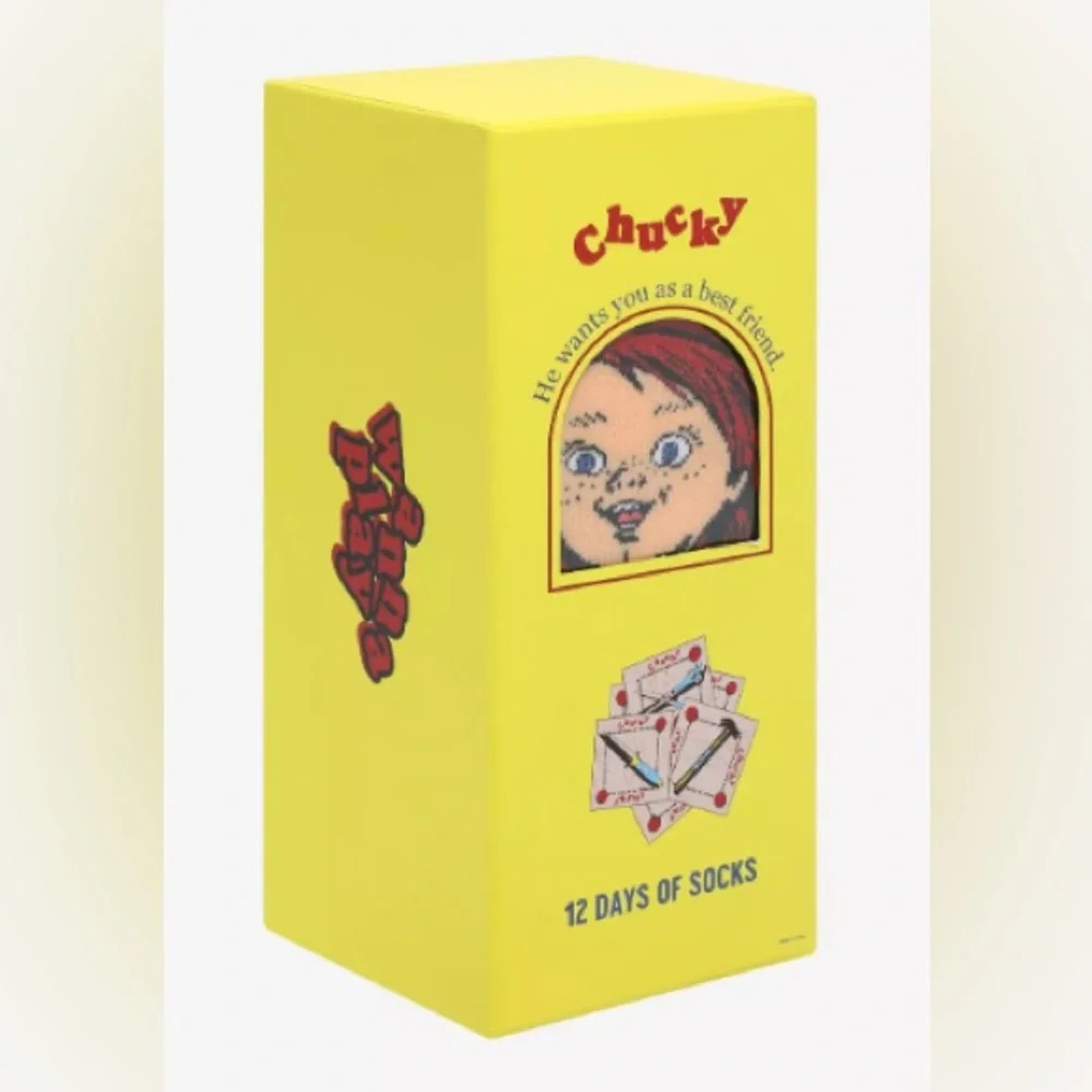 🆕 NWT- Chucky 12 Days of Socks Gift Set